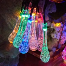 Aydogan's 7m 50 LED Damla 8 Fonksiyonlu Solar Panelli-Rgb