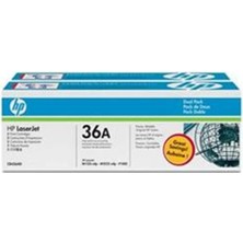 Hp 36A Black Siyah Çiftli 2.000 Sayfa Toner CB436AD (Kdo)