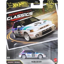 Hot Wheels Araba Kültürü Premium 1:64 Ölçekli Döküm Oyuncak Mazda 323 Gtr Gerçek Sürücüler Lastikler