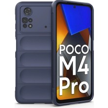 Drop Tedarik Xiaomi Poco M4 Pro 4g Kılıf Optimum Silikon - Lacivert