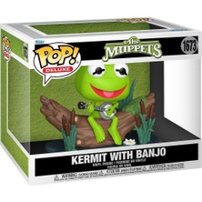 Funko Pop! Deluxe: The Muppets - Kermit The Frog With Banjo - Koleksiyon Vinil Figür - Hediye Fikri
