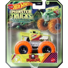 Hot Wheels Monster Trucks Glow In The Dark 1:64 Karanlıkta Parlayan Arabalar Bone Shaker HCB50-HWC82
