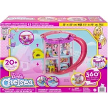 Barbie Chelsea Oyun Evi, 3 Katlı, 20+ Parça, 50 cm Yükseklik
