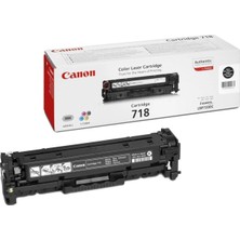Canon CRG-718BK Black Siyah 2'li Dmo Ozel Toner (Kdo)