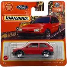 Hot Wheels Matchbox - 1983 Ford Fiesta Mk2 - Red (1/64) JBN83