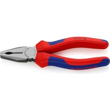 Knipex Kombine Pense Siyah Attramentize, Çok Bileşenli Saplı 160 mm 03 02 160