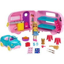 Barbie Chelsea'nin Karavanı Oyuncak Bebek Seti, 41.10.MATTEL.0021