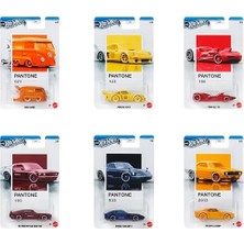 Hot Wheels Silver Serisi Pantone Ürün Çeşitleri Paketi - Koleksiyonerler Için 6'lı Benzersiz 1:64 Öl
