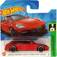 Hot Wheels - Porsche Panamera Turbo S E-Hybrid Sport Turismo - Hw Green Speed 2/10 - HKH55 - Short C