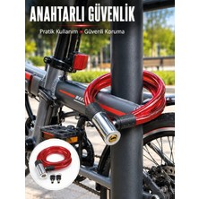 Die Grup 15 mm Kalın Çelik Halat ile Bisikletiniz Için Güvenli Koruma