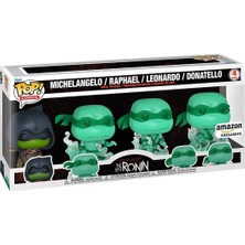 Funko Pop Comics: Teenage Mutant Ninja Turtles - Brothers 4pk - Tmnt Comics - Amazon Exclusive - Col