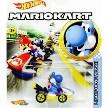 Hot Wheels Light-Blue Yoshi Mariokart Character Car Diecast 1:64 Scale