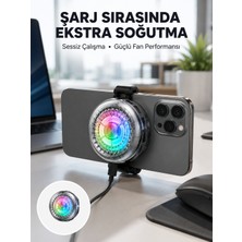 Die Grup Rgb Telefon Fanı Sessiz Soğutucu Tüm Akıllı Telefonlara Uygun Yeni Nesil