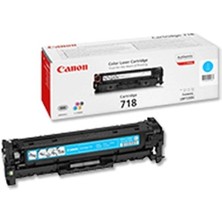 Canon CRG-718C Cyan Mavi Toner MF728-729 MFC8350-8580 LBP7210 (Kdo)