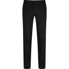 Hatemoğlu Siyah Regular Fit Yandan Cepli Kanvas Pantolon