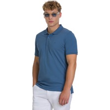 Hatemoğlu Indigo Regular Fit 100% Pamuk Polo Yaka Tişört
