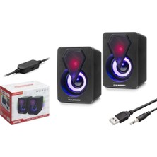Hadron HD6053 Bilgisayar Speaker 1.1 Ledli Siyah (Kdo)