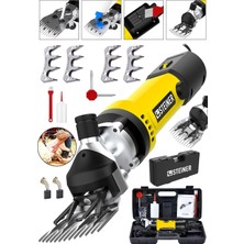 Steiner Alman 9900 W Devir Ayarlı Çift Soğutmalı Koyun Kırpma Kırkma Makinesi + 4 Adet Üst Bıçak