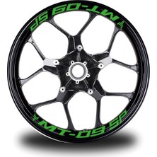 Yamaha Mt-09 Sp Yazılı 8'li Jant Içi Yazı Sticker Etiket Modeli