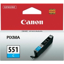 Canon CLI-551C Cyan Mavi Mürekkep Kartuş IP7250 MX925 (Kdo)