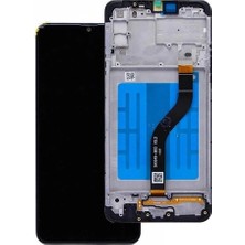 Vuralsin38 Samsung A20S Dokunmatik Ekran Çıtalı Servis (Siyah