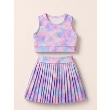 My Kids Wear Kız Cocuk Sort Eteklı Mayo Takımı 4 -16 Yas 12869