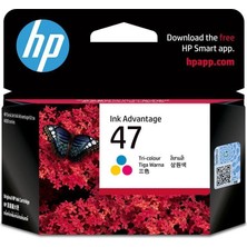 Hp 47 Colour Renkli Kartuş 6ZD61AE (Kdo)