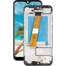 Vuralsin38 Samsung A01  Ekran Dokunmatik Çıtalı Srv (Siyah)