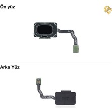 Arsking Samsung Galaxy S9 Plus Parmak Izi Filmi Siyah Parmak Izi Film Kablosu Parmak Izi Sensörü Filmi Home Tuşu Film Kablosu Touch Id Film Kablosu Parmak Izi Soketi