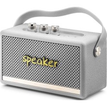 Hadron Kılburn3 Beyaz Bluetooth Nostalji SPEAKER168-103-72MM (Kdo)