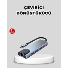 Armüz Type-C Çoklu Dönüştürücü – Alüminyum Gövde, Hızlı Veri Aktarımı ve Şarj Desteği