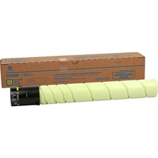 Konica Minolta TN-221Y Yellow Sarı Mavi Orjinal Fotokopi Toneri Bizhup C227-287-367 21.000 Sayfa (Kdo)