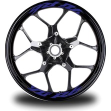 Yamaha Yzf R6  Yazılı 8li Jant Içi Yazı Sticker Etiket