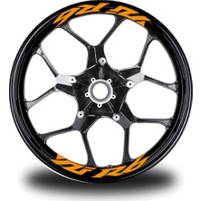 Yamaha Yzf R6  Yazılı 8li Jant Içi Yazı Sticker Etiket
