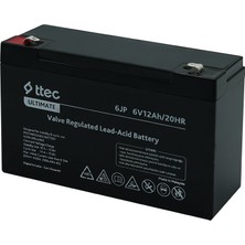 Ttec 6jp 6V 12AH Bakımsız Kuru Akü