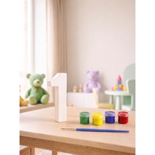Tabdiko 1 Rakamı Taş Boyama Hobi Seti