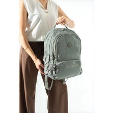 571 Collections Çanta Ultra Hafif Çok Cepli Orta Boy Sırt çantası Gri Model: (571-3M)