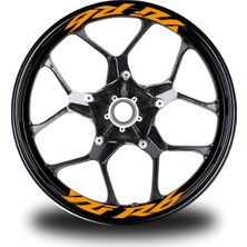 Yamaha Yzf R6  Yazılı 8li Jant Içi Yazı Sticker Etiket