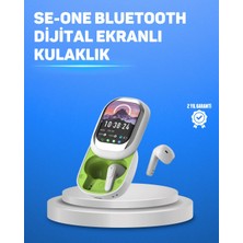 Armüz Şık Tasarımlı Siyah Beyaz Kablosuz Kulaklık Çoklu Dil Destekli