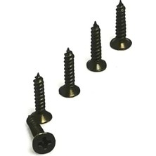 Mudanis Klips, Menteşe, Ayak, Ağaç, Sunta Vidası 3X13 mm - Siyah 100 Adet Çok Renkli
