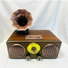 Everton RT-748  Bluetooth Fm-Usb-Tf-Aux  Şarjlı Nostaljik Radyo (Kdo)