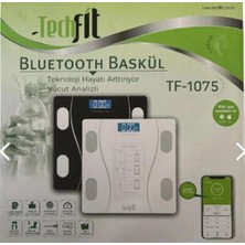 Ivory Techfit Dijital Baskül TF-1075 (Bluetooth Özellikli) Hassas Ölçüm (2.5-180KG) (Kdo)