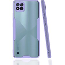 Mudanis Realme C11 2021 Kılıf Platin Silikon - Lila