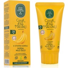 Eyüp Sabri Tuncer Doğal Muz Özlü 2-6 Yaş Çocuk Diş Macunu 60 ml (Kdo)