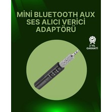 Armüz Bluetooth 4.1 Ses Alıcısı | 3.5mm Girişli Hoparlör & Kulaklıklar Için Kablosuz Dönüştürücü