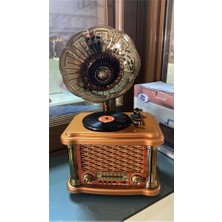 Everton RT-586  Bluetooth Fm-Usb-Tf-Aux  Şarjlı Nostaljik Radyo (Kdo)