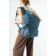 571 Collections Çanta Ultra Hafif Çok Cepli Orta Boy Sırt çantası Mavi Model: (571-3M)