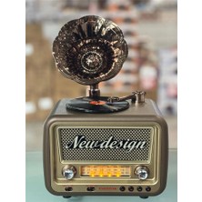 Everton RT-609  Bluetooth Fm-Usb-Tf-Aux  Şarjlı Nostaljik Radyo (Kdo)