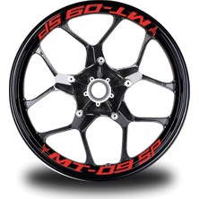 Yamaha Mt-09 Sp Yazılı 8'li Jant Içi Yazı Sticker Etiket Modeli