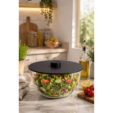 Seral Freshlock Vacuum Silikon Hava Almaz Sızdırmaz Tencere, Tava Vakumlu Kapak 21,5 cm